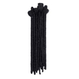 12” Dreadlock Extension For Hip-Hop Crochet Braiding Hair For Man Handmade Single End Synthetic Reggae Extension Twist Braiding Hairpiece Heat Resistant Box Braid (15strands/3packs,dark black)