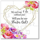 Will You Be Our Flower Girl Puzzle Flower Girl Gift