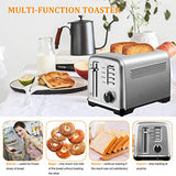 Toaster 2 Slice Best Rated Prime Stainless Steel Toasters with Removable Crumb Tray