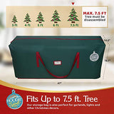 HOLIDAY SPIRIT Christmas Tree Storage Bag For Trees. Heavy-Duty 600D Oxford