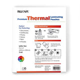 Nuova LP50H Thermal Laminating Pouches 9 x 11.5 Inches, Letter Size, 50-Sheets