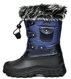 DREAM PAIRS Toddler Ksnow Navy Isulated Waterproof Snow Boots - 9 M US Toddler