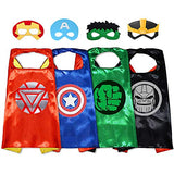 GREAMBABY Superhero Capes with Masks Dress up Costumes Birthday Party