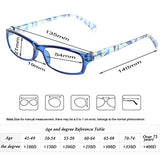 Reading Glasses 5 Pairs Fashion Ladies Readers Spring Hinge with Pattern Print