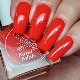 Parrot Polish Poison Dart Red