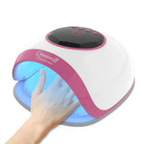 UV LED Nail Lamp 54W Nail Dryer with 4 Timer Setting Nail Light 42 LEDs LCD Display Automatic Sensor Gel Lamp Nail Curing Lamp for Home Nail Art Professional Gel Nail Polish Salon