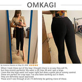 OMKAGI Sexy Butt Lifting Workout Leggings for Women Textured Booty High Waist