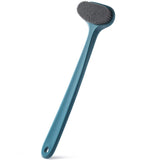 VSILE Body Bath Brush,Shower Brush with Long Handle,Wet Brushing Back Scrubber for Shower Gentle Exfoliation Improve Skins Health and Beauty