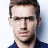 TERAISE 4PCS Fashion Anti-blue light Reading Glasses Men Women Computer Reader(0.0X)