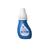 BIOTOUCH Micropigment PURE BLUE Pigment Color Permanent Makeup Microblading Supplies Eyebrow Shading Micropigmentation Cosmetic Tattoo Ink Lip Eyeliner Ombre Feathering Hair Stroke 6-PACK 3ml Each