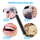 Ear Wax Removal Endoscope Otoscope, Earwax Remover Tools, Scope, with 1080P FHD Camera, 6 Led Lights, Wireless Connected, Compatible with iPhone, iPad, Android Smart Phones & Tablets