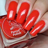 Parrot Polish Poison Dart Red