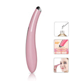 Sonic Vibration Eye Massager 40℃ Heated Wand By TOUCHBeauty, Relieves Dark Circles and Puffiness Eyes & Lips Care Device TB-1583（Cherry Pink）