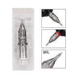 Tattoo Cartridge Needles, ATOMUS 20pcs 1RL 3RL 5RL 7RL 9RL 11RL Round Liner Disposable Sterilized Tattoo Needlefor Pen Rotary Machine Tattoo Supplies (20pcs 9RL)