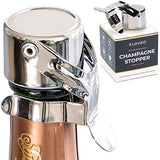 Champagne Stoppers by Kloveo - Patented Seal (No Pressure Pump Needed) Made in Italy