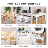 LovePads 1.5mm Thick 2pcs 12 x 12 Inches Clear Desk Cover Protector, Rectangular