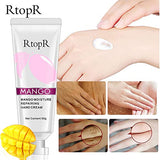 RtopR Hand Cream,Mango Hand Cream,Plant Hand Cream, Fruit Hand Cream, Moisturizing Whitening Hand Cream, Anti-Aging Hand Cream, Fast Absorption Without Greasy, Unisex ，50G