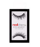 Red Cherry #601 False Eyelashes, Black (Pack of 6 Pairs)