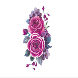 8 sheets Waterproof Temporary Tattoos Water Transfer Flower Stickers Beauty Health Body Arm Art women girl female sexy Makeup