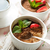 6 OZ Ramekin Bowls 8 PCS,Bakeware Set for Baking and Cooking, Oven Safe Sleek