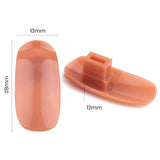 Kalolary 300Pcs False Nail Tips DIY Nail Training Manicure Tool for Nail Training Practice Hand, Accessory for Practice Hand Removable Practice Fake Nails Tips(Not Included Training Hand)