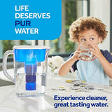 PUR Water Pitcher Replacement Filter with Lead Reduction, 3 Pack, Blue