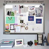 Magnetic White Board 24 x 18 Dry Erase Board Wall Hanging Whiteboard
