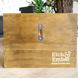 Etch & Ember Funny Bathroom Signs - Nice Butt - Farmhouse Style Decor - Rustic Wood