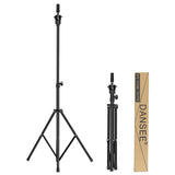 DANSEE Wig Stand Tripod Metal Mannequin Head Tripod Stand Adjustable 43 inch (Black)