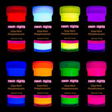 Premium Glow in the Dark Acrylic Paint Set by neon nights