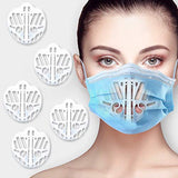 3D Mask Bracket, Silicone Mask Inner Support Frame for Lipstick Protection Reusable