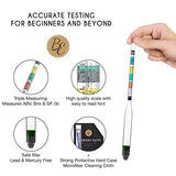 Brewer's Elite Hydrometer - for Home Brew Beer, Wine, Mead and Kombucha