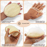 Premium Exfoliating Loofah Pad Body Scrubber, Made with Natural Egyptian Shower