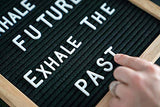 Felt Letter Board 10x10 (Black) | +685 PRE-Cut Letters +Stand +UPGRADED WOODEN