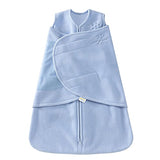 HALO Sleepsack Micro-Fleece Swaddle, Baby Blue, Newborn