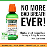 TheraBreath Fresh Breath Oral Rinse, Mild Mint, 16oz Bottle (Pack of Two)