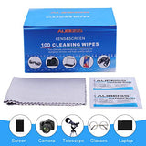 Pre-Moistened Lens Wipes ALIBEISS Screen Wipes for Glasses, Camera,Tablets, Smartphone