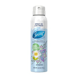 Secret Invisible Spray Antiperspirant and Deodorant, Cool Waterlily, 3.8 oz (Pack of 2)