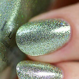 ILNP On The Way - Pistachio Green Holographic Metallic Nail Polish