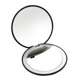 Best Travel Mirror- 10X Magnifying Mirror with Light- Small Compact Mirror for Pocket- Portable LED Lighted Makeup Mirror, Foldable Travel Mirror 1X & 10X Magnification