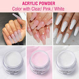 Acrylic Nail Kit Acrylic Powder and Liquid Set, Professional Monomer Liquid Set