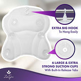 Bath Pillow Luxury Bathtub Pillow, Ergonomic Bath Pillows for Tub Neck and Back