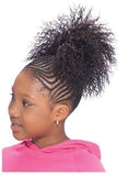CHLOE (1 Jet Black) - Model Model Glance KID'S Synthetic Hair Drawstring Ponytail by At-A-Glance