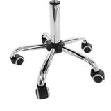 Computer Office Chair, Adjustable Height, Smooth Wheels,Padded Swivel Chair for Home Office Beauty Salon Spa, White