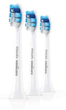 Genuine Philips Sonicare ProResults Gum Health replacement toothbrush heads, HX9033/66, 3-pk