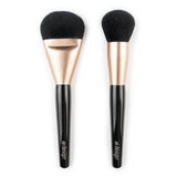 aDesign Professional 2 Piece Makeup Brush Kit – Flawless Foundation Power Duo