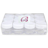 Beauticom 7 Gram / 7 ML Thick Wall Round Leak Proof Clear Acrylic Jars for Beauty, Cream, Cosmetics, Salves, Scrubs (72 Pieces Bottom Clear Base + 72 Pieces Lids, White)