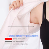 Underarm Sweat Pads - Disposable Cotton Armpit Sweat Absorbent Pads Unisex T-shirt Garment Perspiration Guards(40PCS)