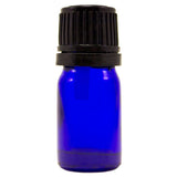 5 ml (1/6 fl oz) Cobalt Blue Glass Bottle with Euro Dropper (12 Pack)