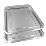 Tattoo Stainless Steel Tray - Autdor 2 Pack Stainless Steel Tattoo Trays 13.5" X 10" Dental Medical Tray Body Piercing Instrument Tray Flat Tool for Tattoo Supplies, Tattoo Kits